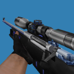 CS1.5 银黑AWP模型 | 右手